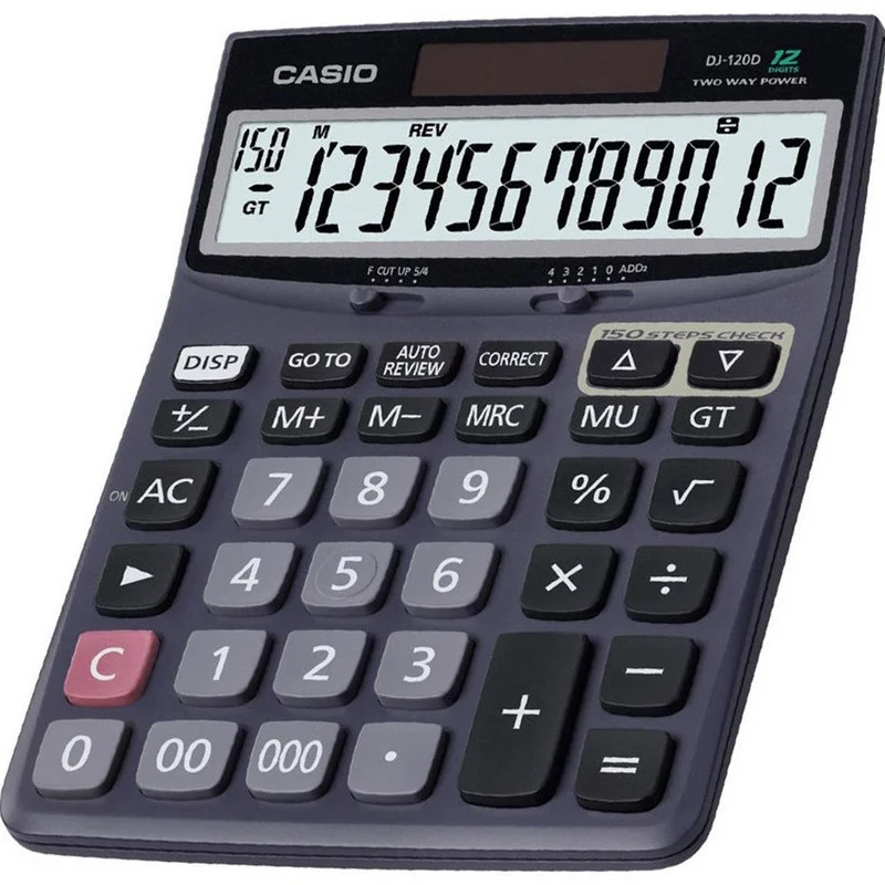 ماشین حساب رومیزی کاسیو اصل(Casio DJ-120D) - تصویر 2