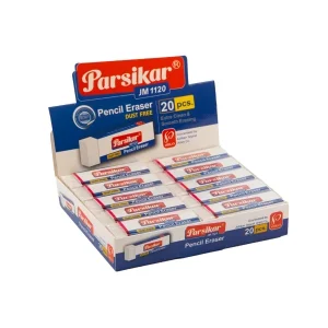 پاک‌کن سفید لفاف‌دار پارسیکار 20عددی(JM1120)