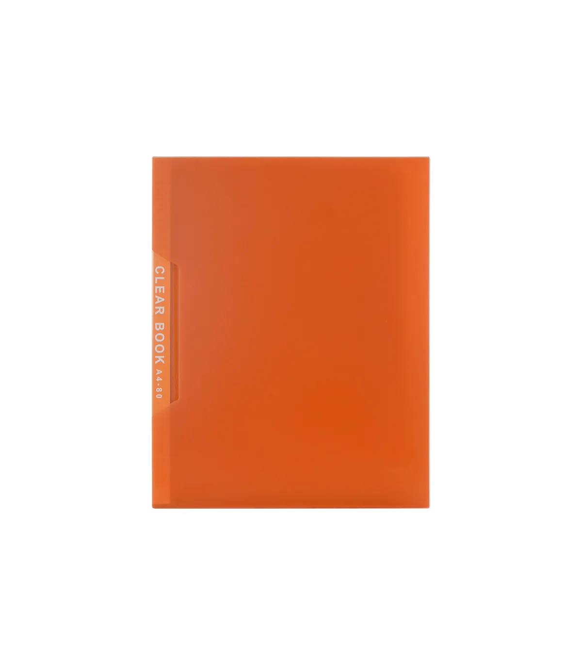 کلیر بوک 80 برگ قاب دار شفاف(نارنجی)