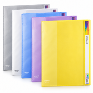 پوشه طلقی گیره‌دار A4 لینومکس(روشفاف)